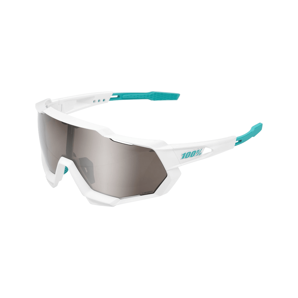 100% SPEEDTRAP SE BORA - Hansgrohe Team White HiPER Silver Mirror Lens - Standert Bicycles