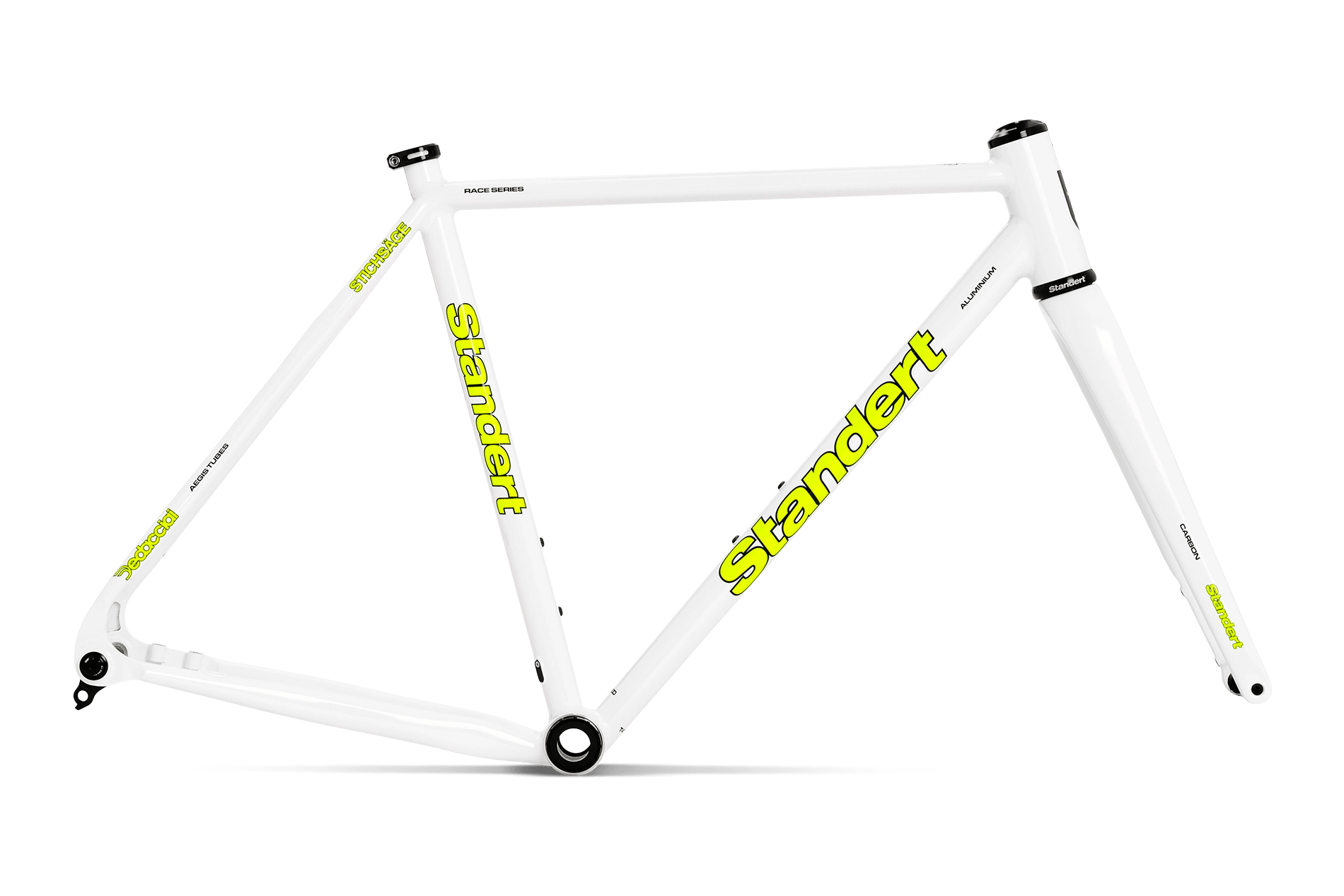 Cyclocross Frame - Stichsage Wipeout White