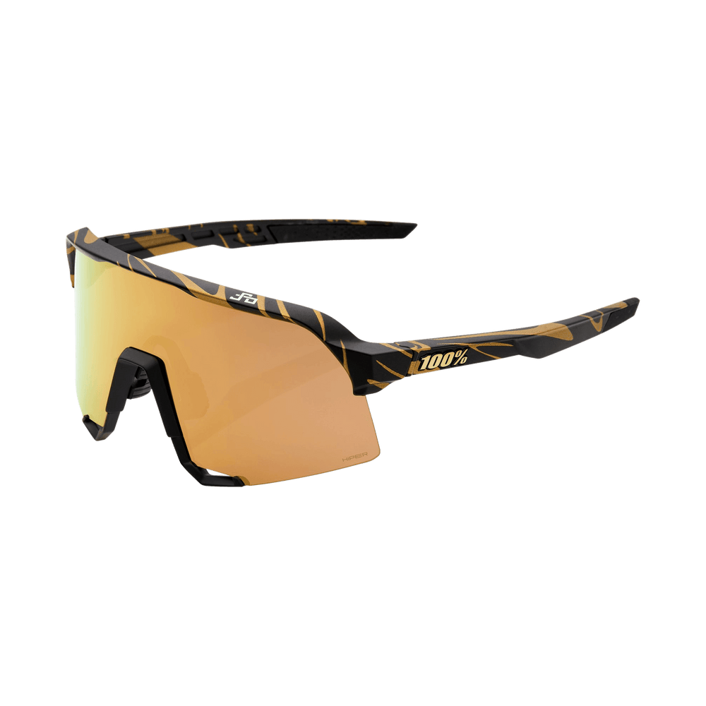 100% S3 Peter Sagan LE Metallic Gold Flake HiPER Gold Mirror Lens - Standert Bicycles