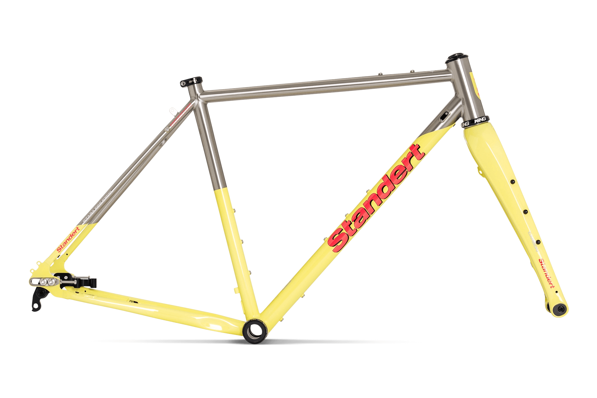 Erdgeschoss Steel Gravel Frameset | Made for Adventure | Yellow