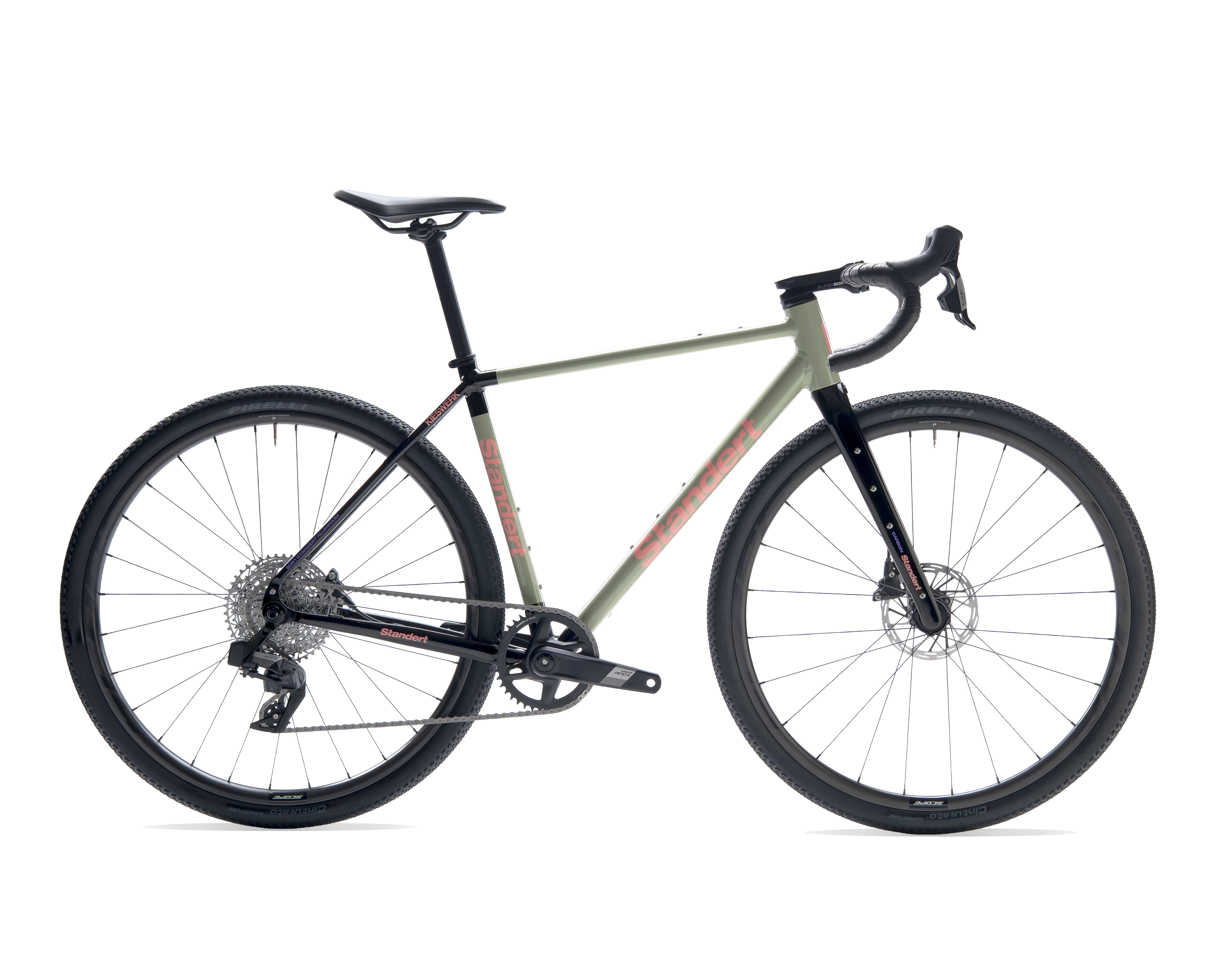Standert Gravel Bike Kieswerk Shimano SRAM Apex Green