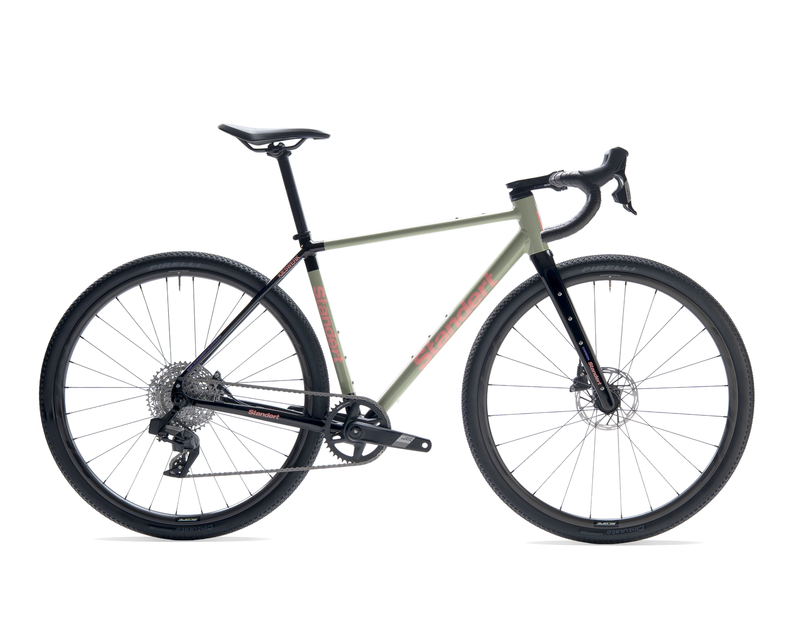 Standert Gravel Bike Kieswerk Shimano SRAM Apex Green