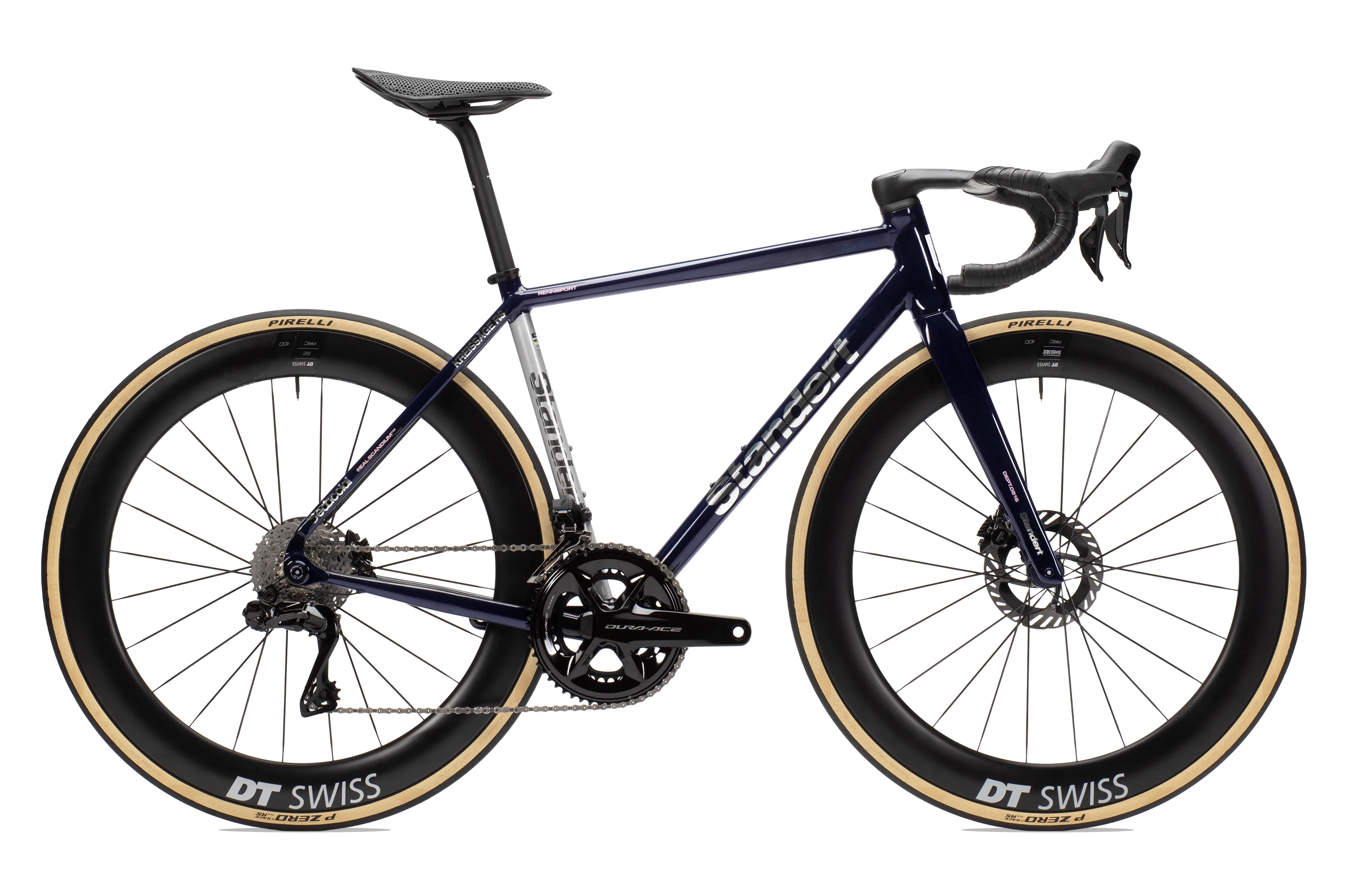 Standert Bikes Kreissäge RS aluminium aero race bike blue kool 8 shimano dura ace