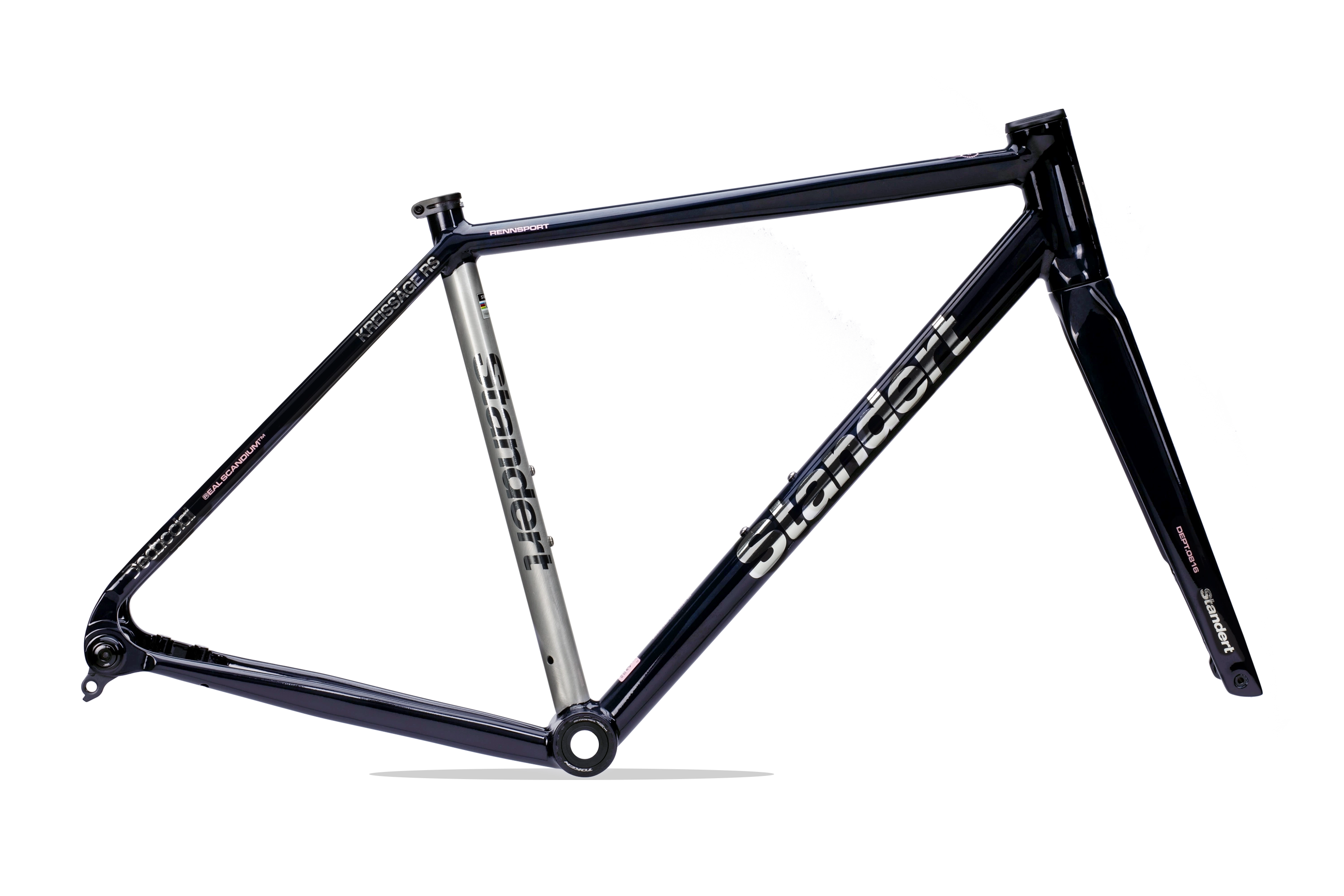 Standert Bikes Kreissäge RS aluminium aero race bike kool blue 8 frameset