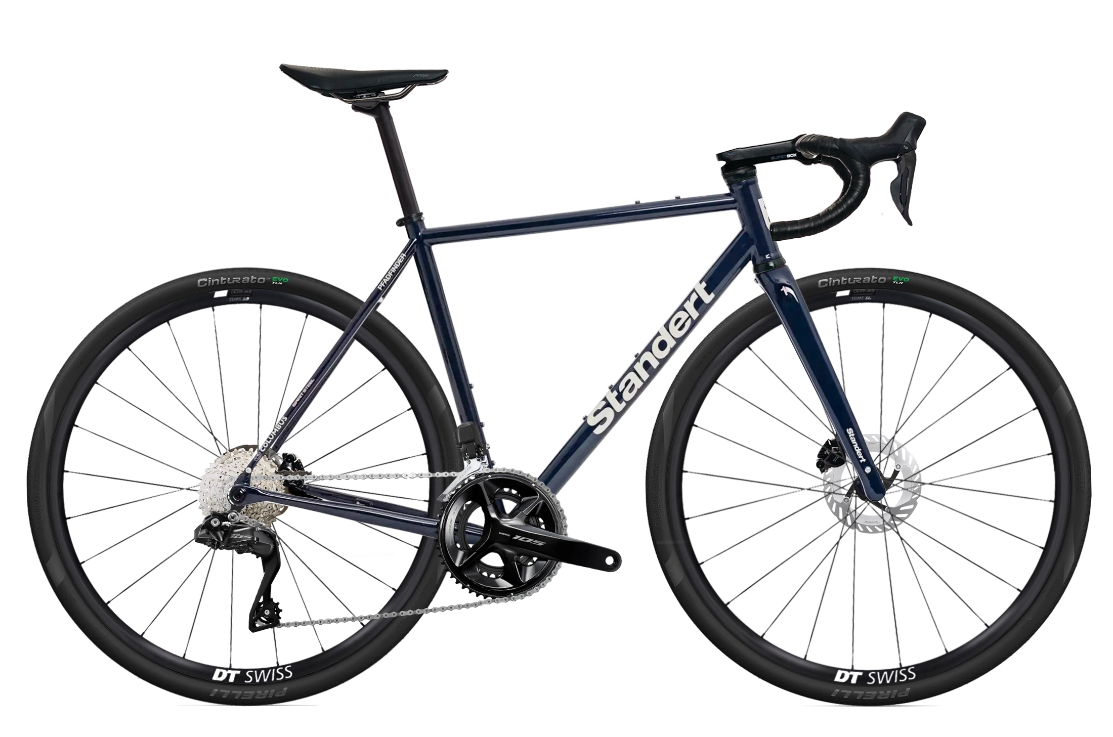 Standert Bikes Pfadfinder | Midnight Marauder | Shimano 105 Di2 | DT Swiss C1800
