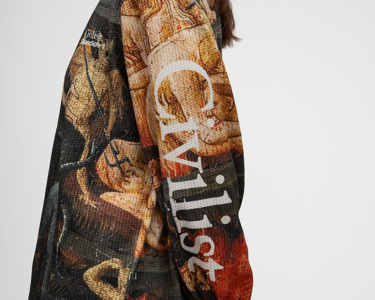 Standert x Civilist | Mesh Long-Sleeve T-Shirt | Devil Mountain