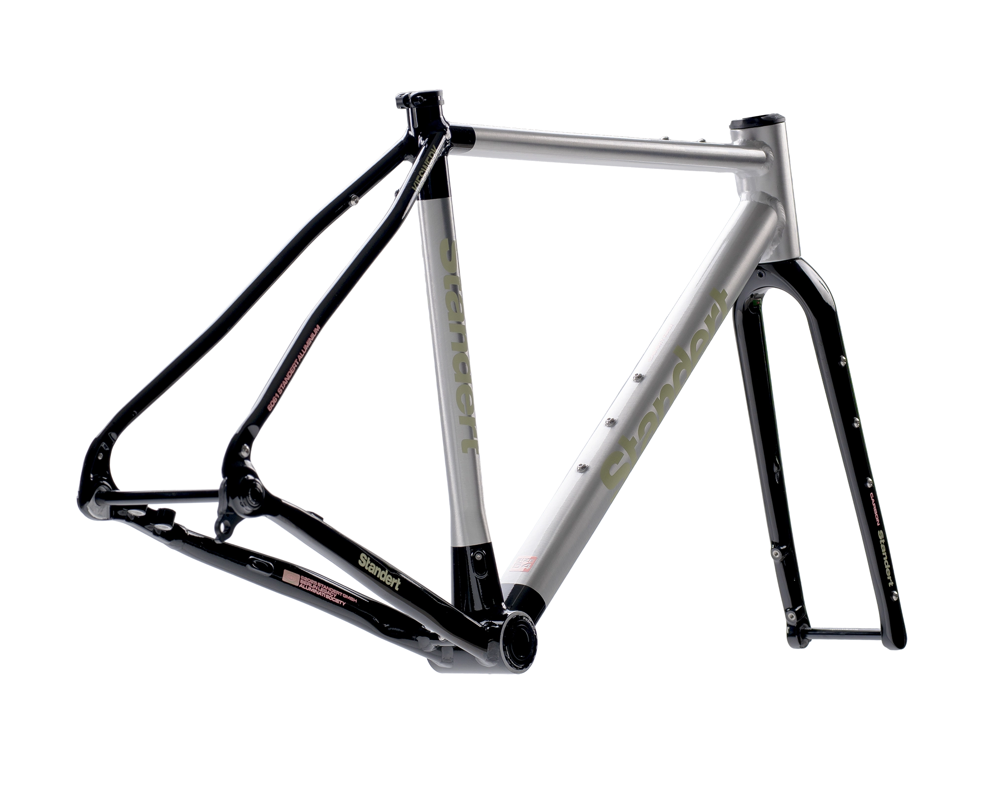 Standert Gravel Bike Kieswerk Shimano GRX 600 Silver Raw