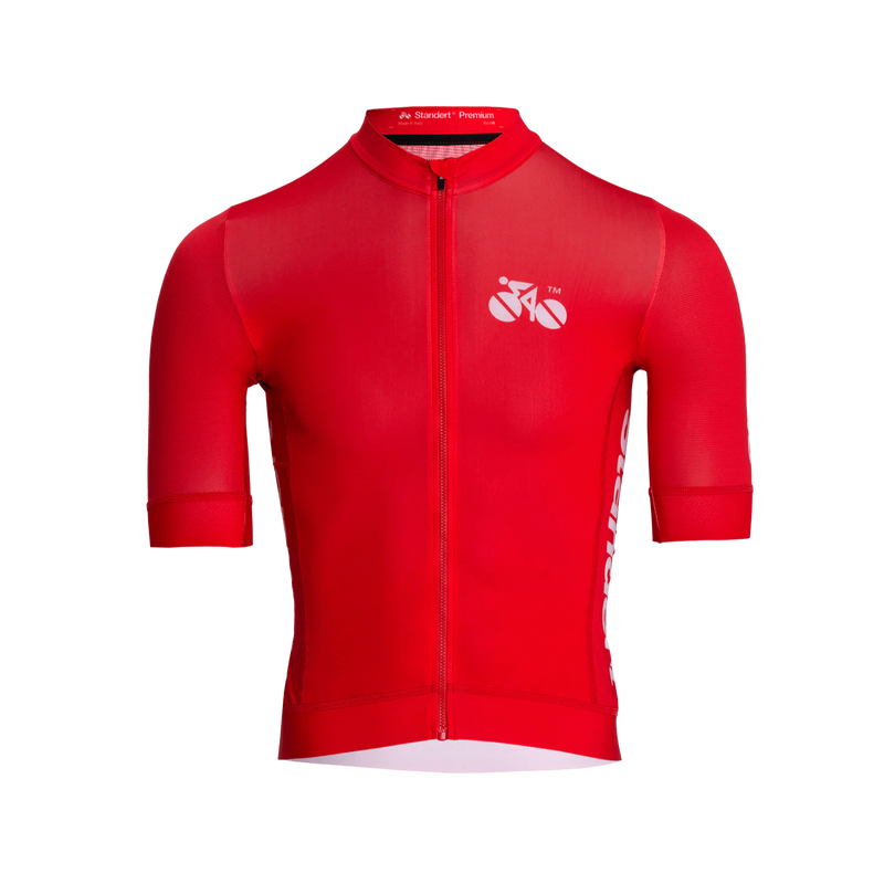 Standert Bikes cycling jersey red