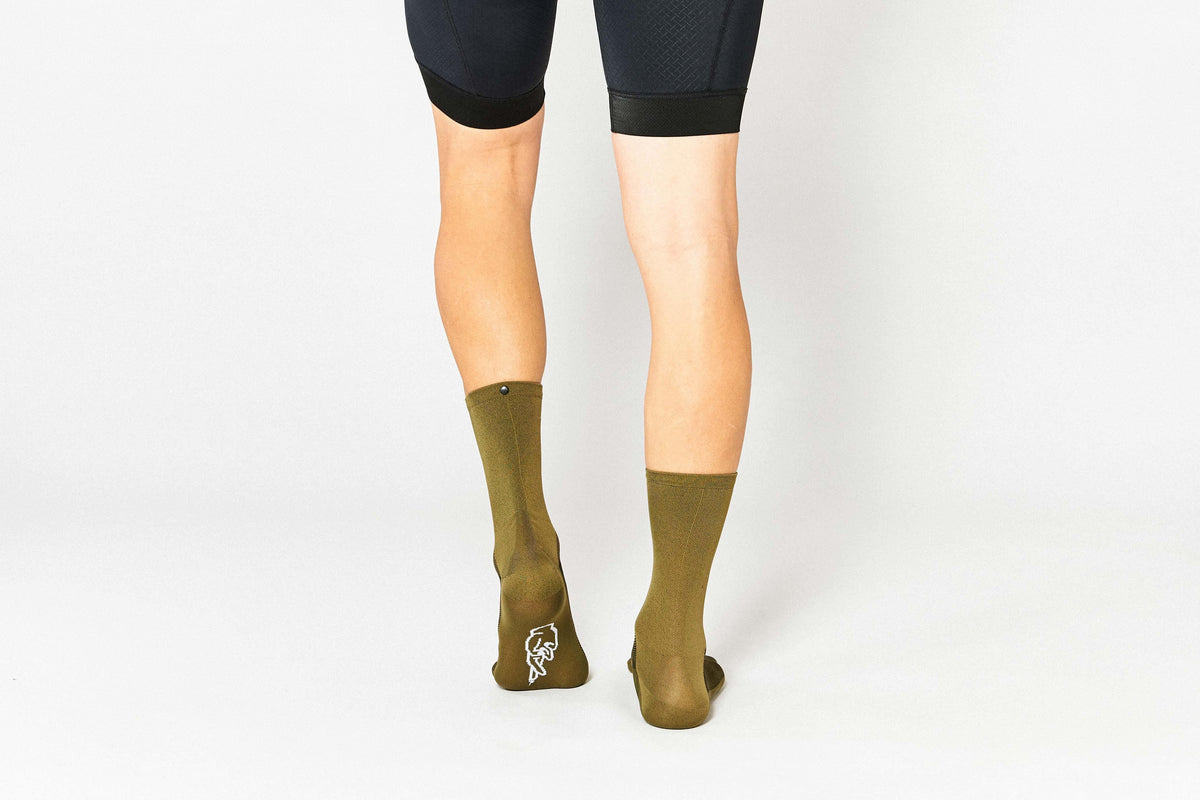 FINGERSCROSSED SOCKS | #009 Classic Olive - Standert Bicycles