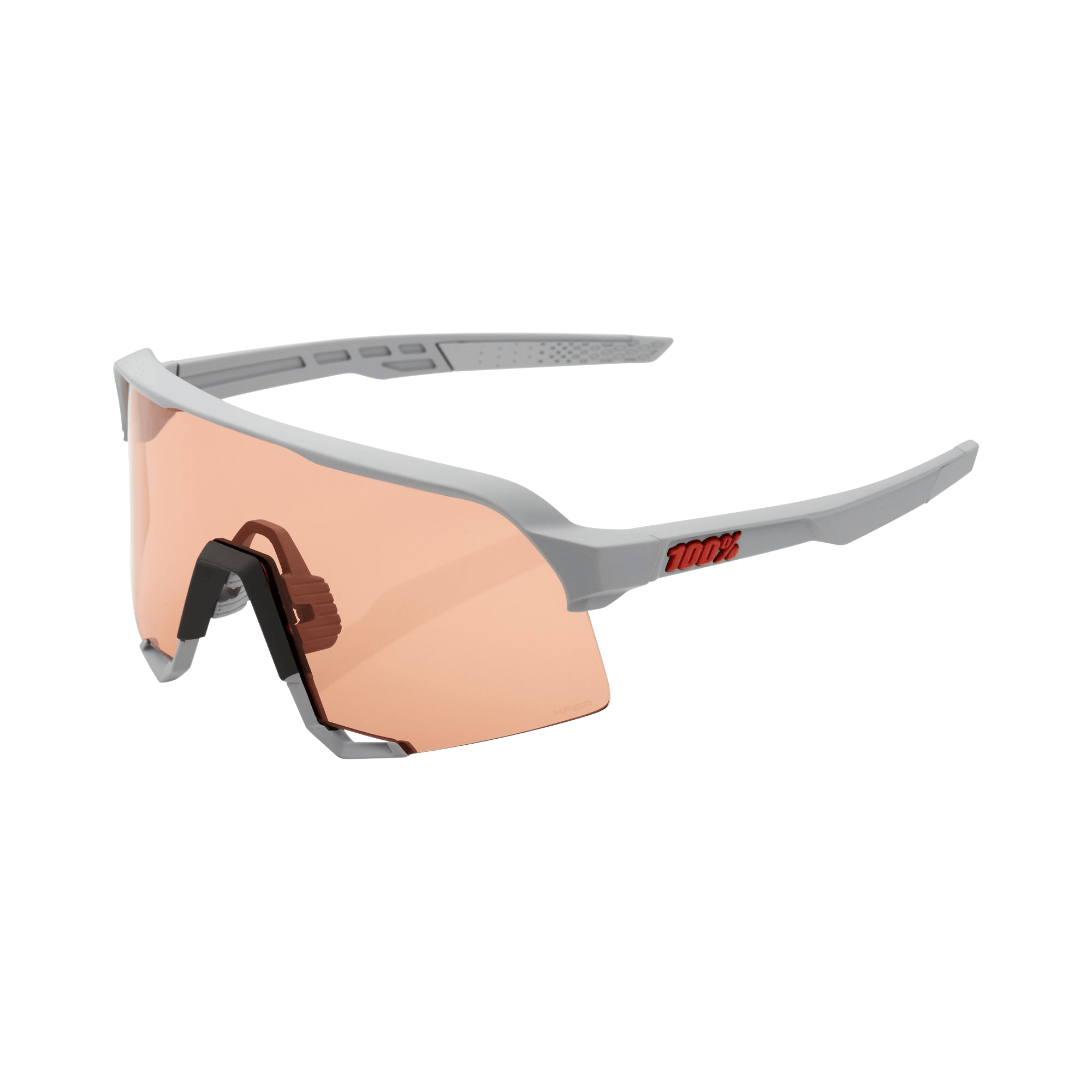 100% S3 Soft Tact Stone Grey HiPER Coral Lens - Standert Bicycles