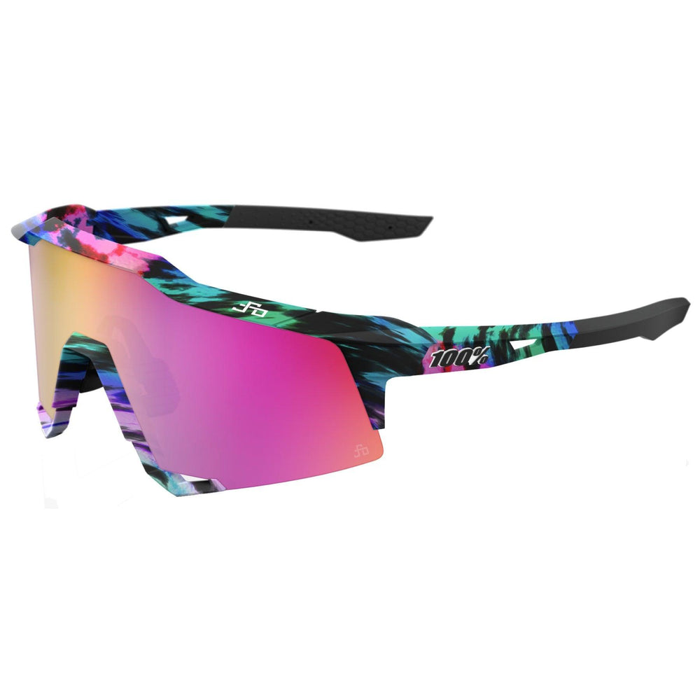 100% SPEEDCRAFT Peter Sagan LE Soft Tact Tie Dye Purple Multilayer Mirror Lens - Standert Bicycles