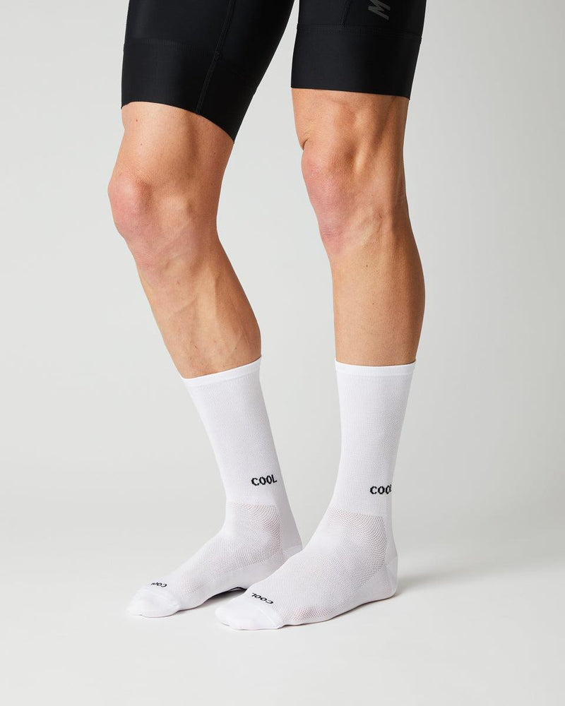 FINGERSCROSSED SOCKS | Spring 23 | #14_04 COOL - WHITE - Standert Bicycles