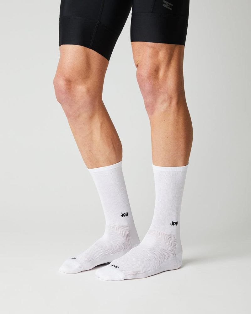 FINGERSCROSSED SOCKS | Spring 23 | #14_08 JPG - WHITE - Standert Bicycles