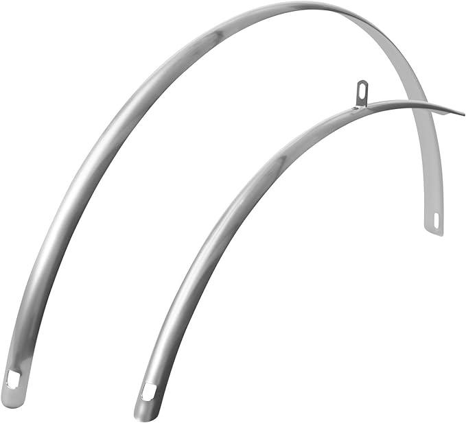 Curana C-Lite Mudguards, Silver, 45mm