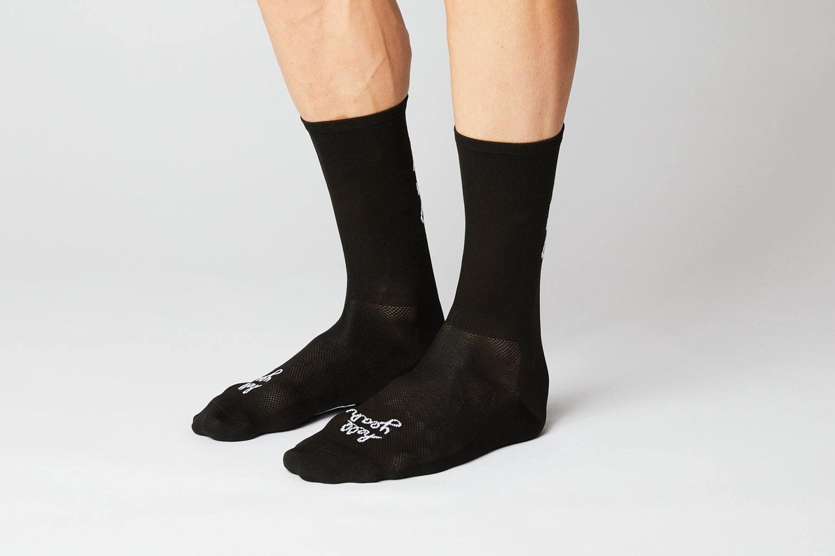 FINGERSCROSSED SOCKS | #666 HELL YEAH 3.0 Black - Standert Bicycles