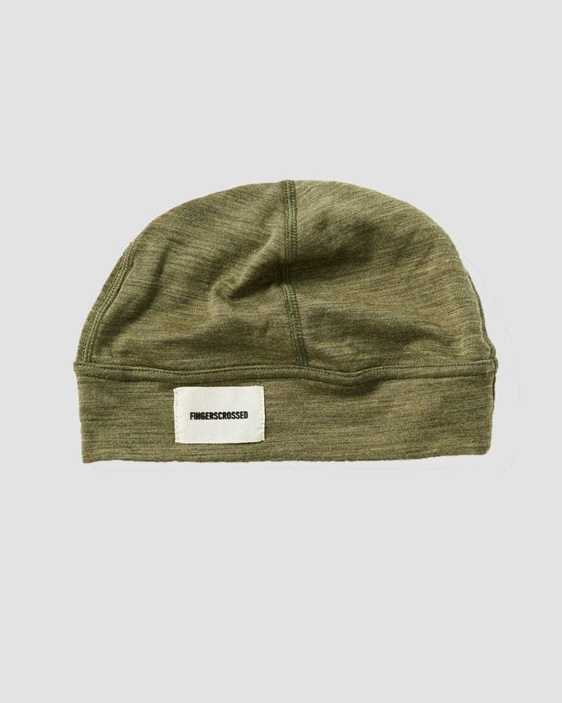 FINGERSCROSSED Olive Cycling Beanie