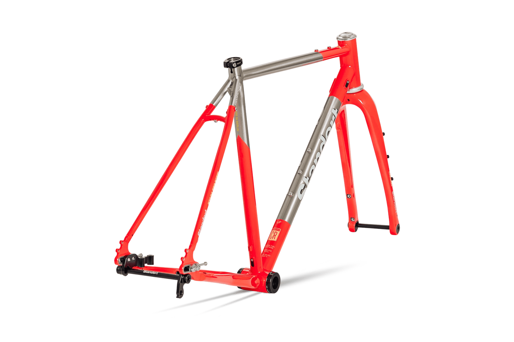 Erdgeschoss Gravel Bike Frameset Made for Adventure Pink