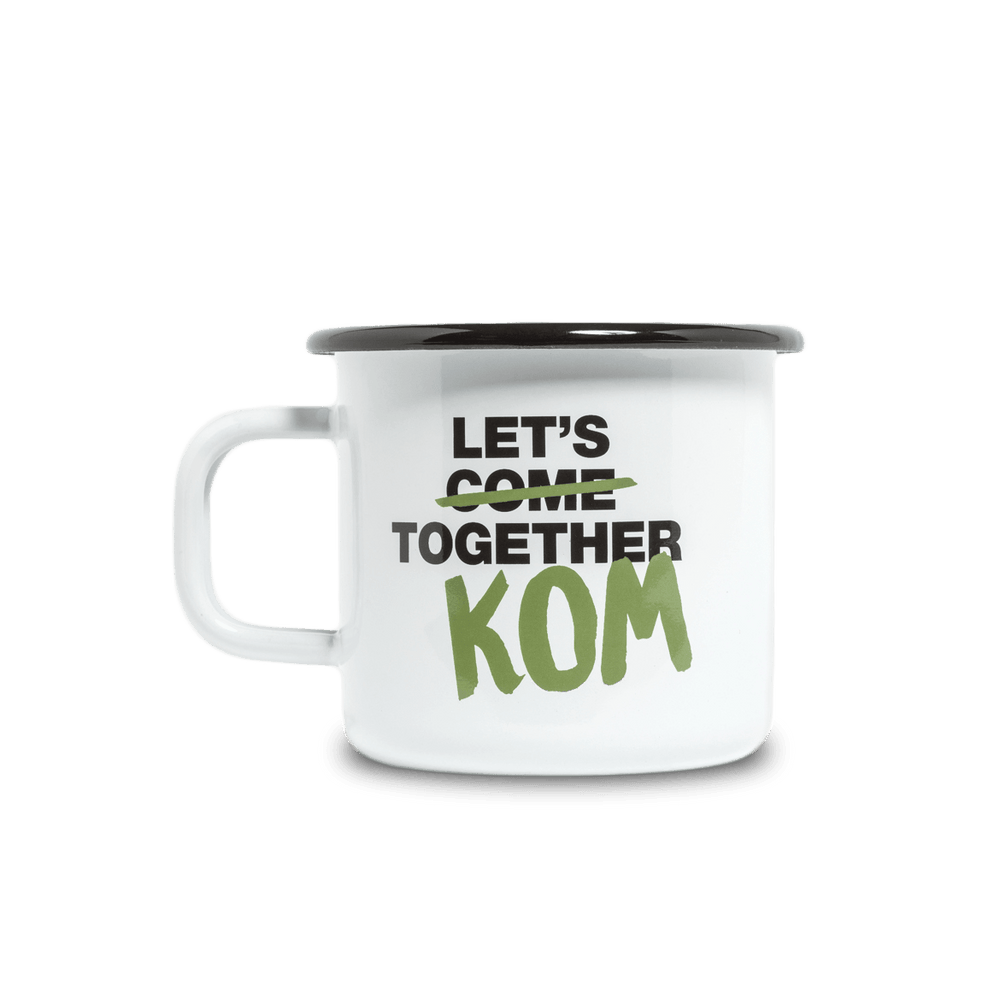 Standert Enamel Mug | 'Let's KOM together' | Triebwerk - Standert Bicycles
