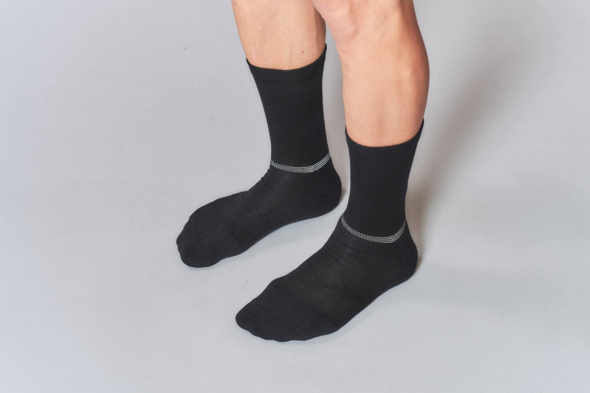 FINGERSCROSSED SOCKS | #MERINO* WINTER BLACK - Standert Bicycles