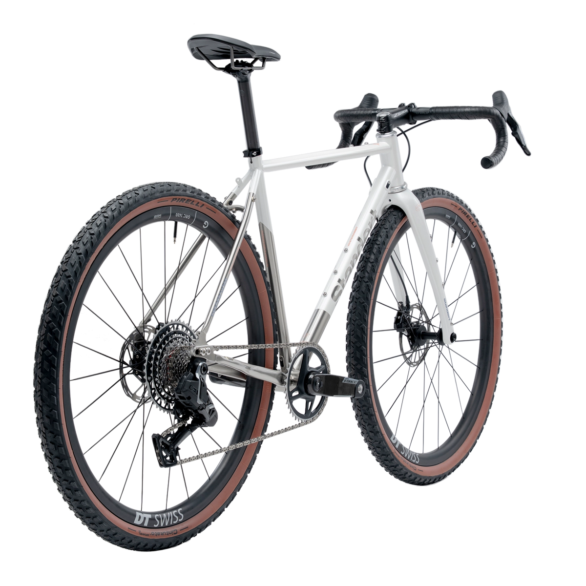 Erdgeschoss | White Rabbit | SRAM Force AXS XPLR | Standert Stainless Steel Gravel  Bikes