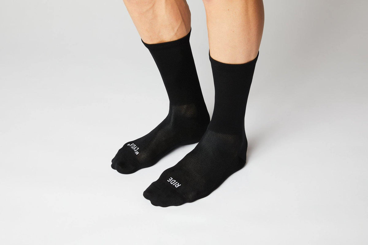 FINGERSCROSSED SOCKS | #ECO Black - Standert Bicycles