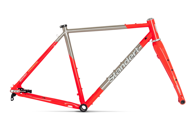 Standert Bikes Erdgeschoss Pang Pink Stainless steel adventure bike