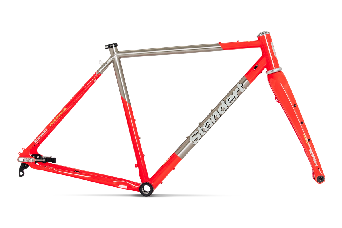 Standert Bikes Erdgeschoss Pang Pink Stainless steel adventure bike