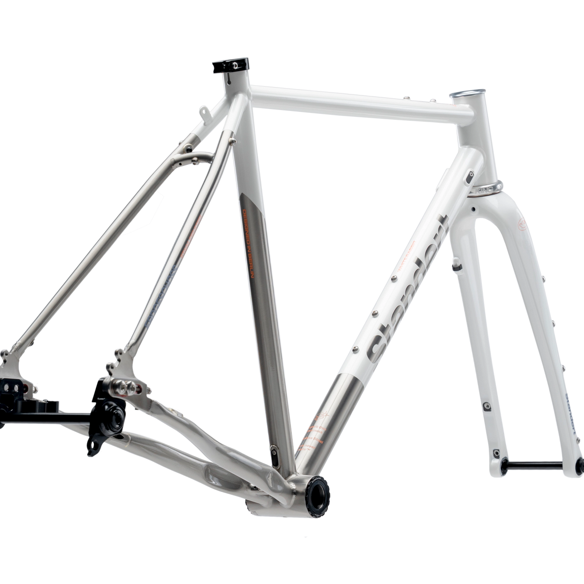 fahrradrahmen crossbike Erdgeschoss | Frameset | White Rabbit | Standert Stainless Steel Gravel  Bikes