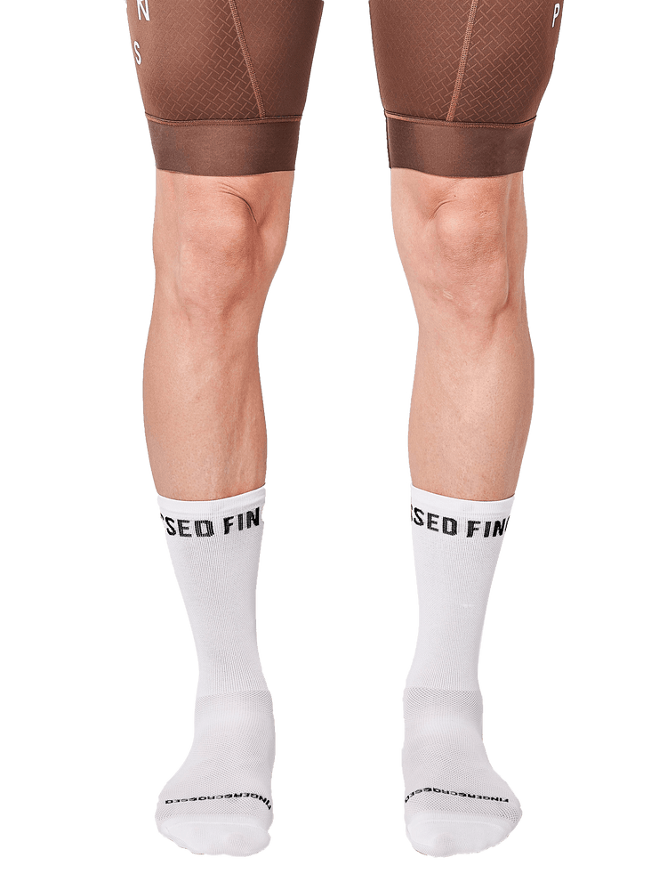 FINGERSCROSSED SOCKS | AW20 #09_01 Fingerscrossed White - Standert Bicycles