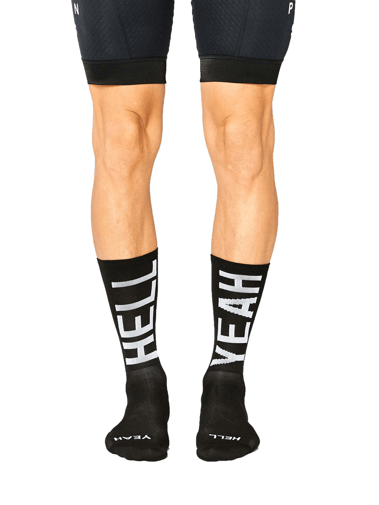 FINGERSCROSSED SOCKS | #666 HELL YEAH 2.0 BLACK - Standert Bicycles