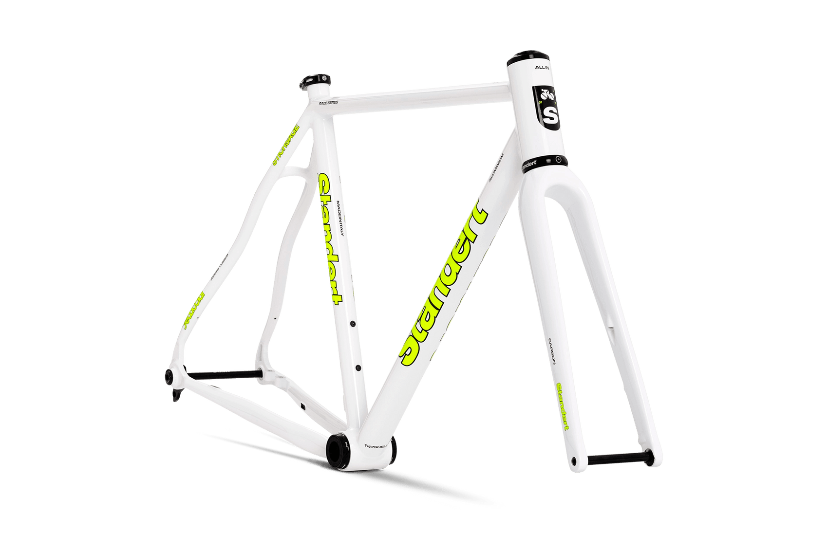 Cyclocross Frame - Standert Stichsage Wipeout White