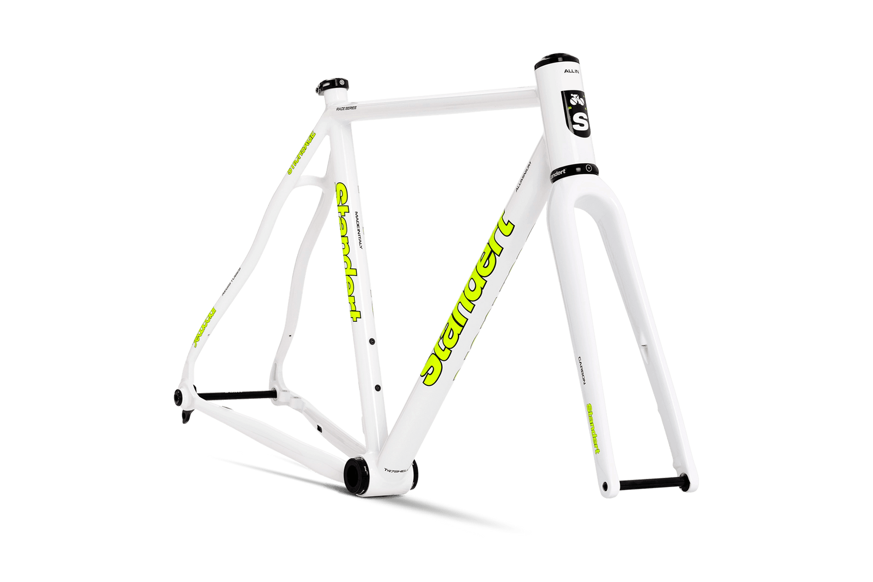 Stichs ge Cyclocross Frame Made for Racing White