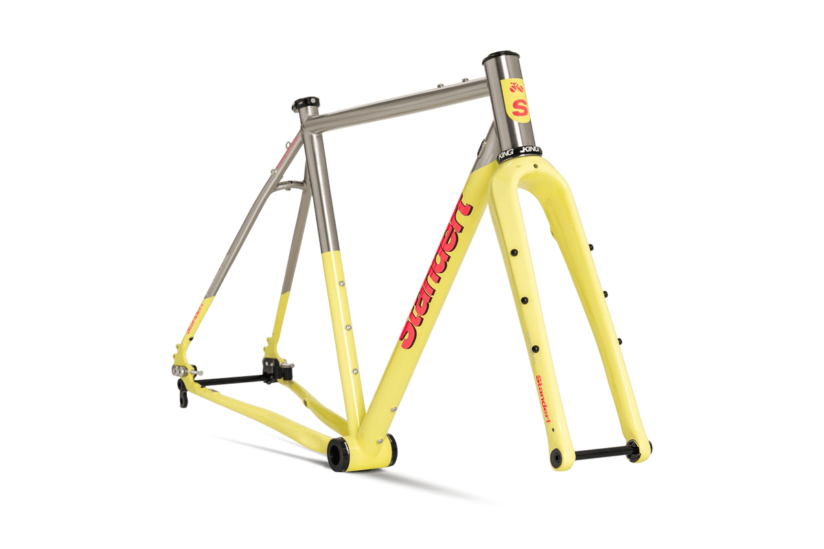 Erdgeschoss Stainless | Frameset | Yeah! Yellow - Standert Bicycles