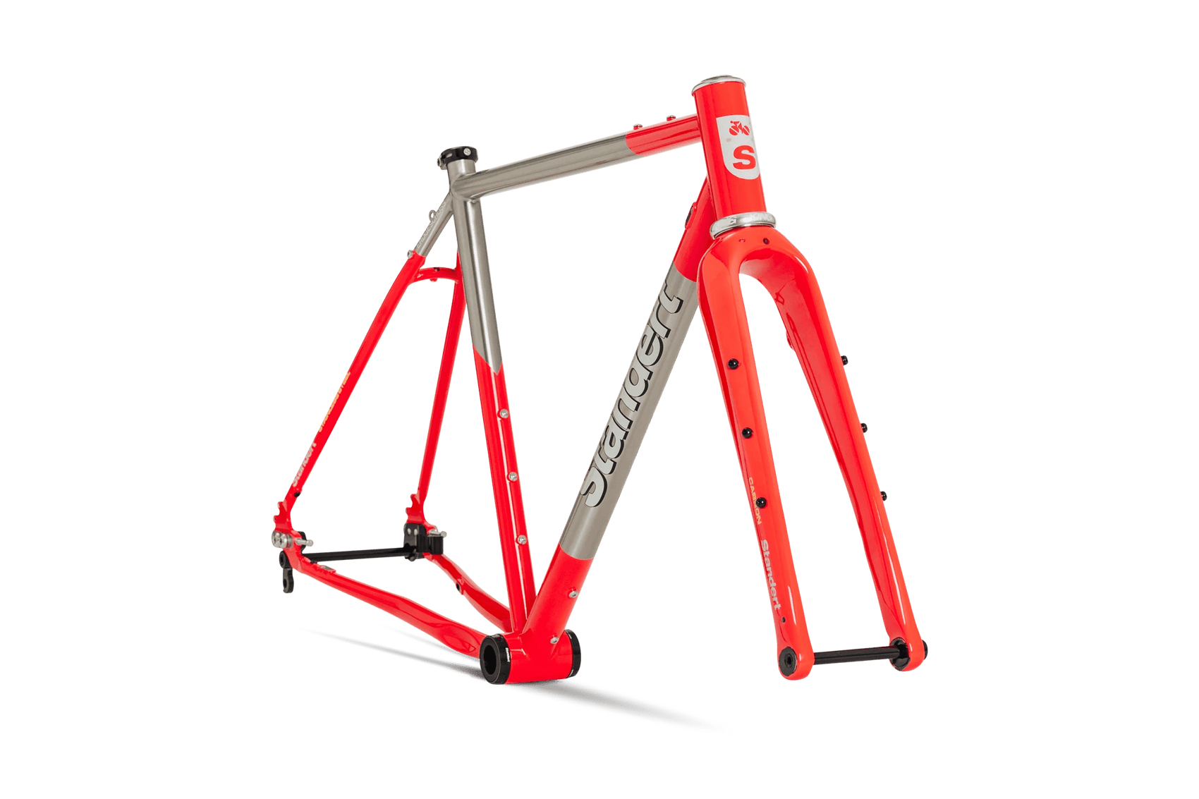 Erdgeschoss Gravel Bike Frameset Made for Adventure Pink