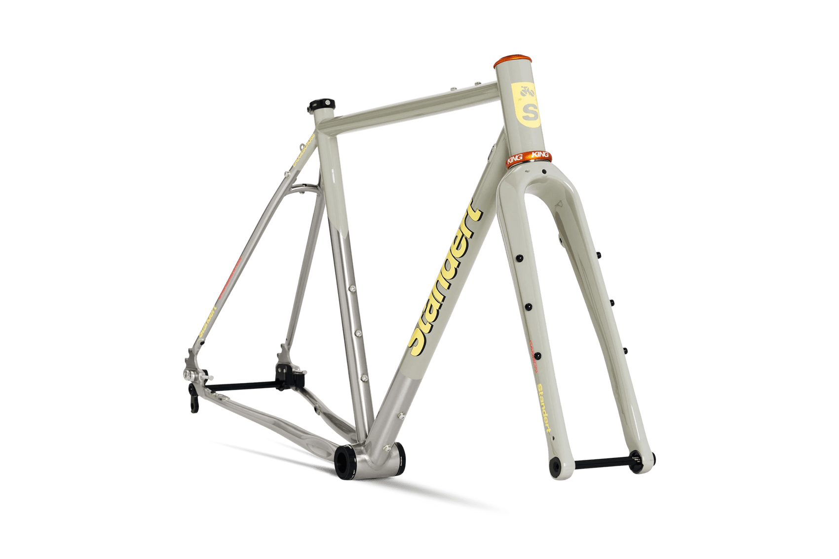 Steel top gravel frameset