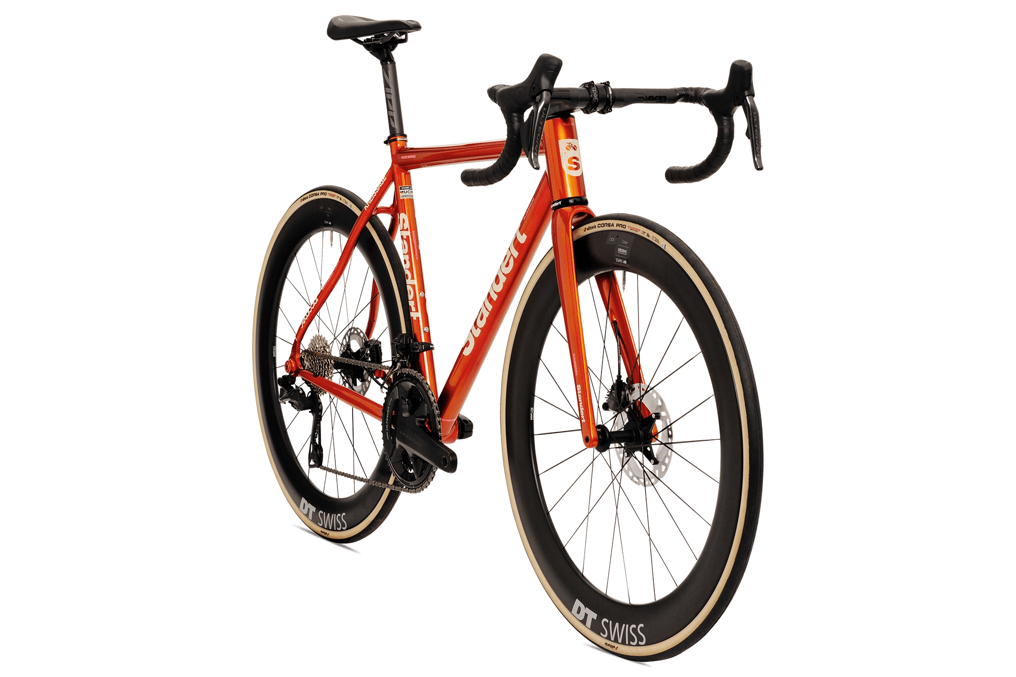 Orange race bike sale