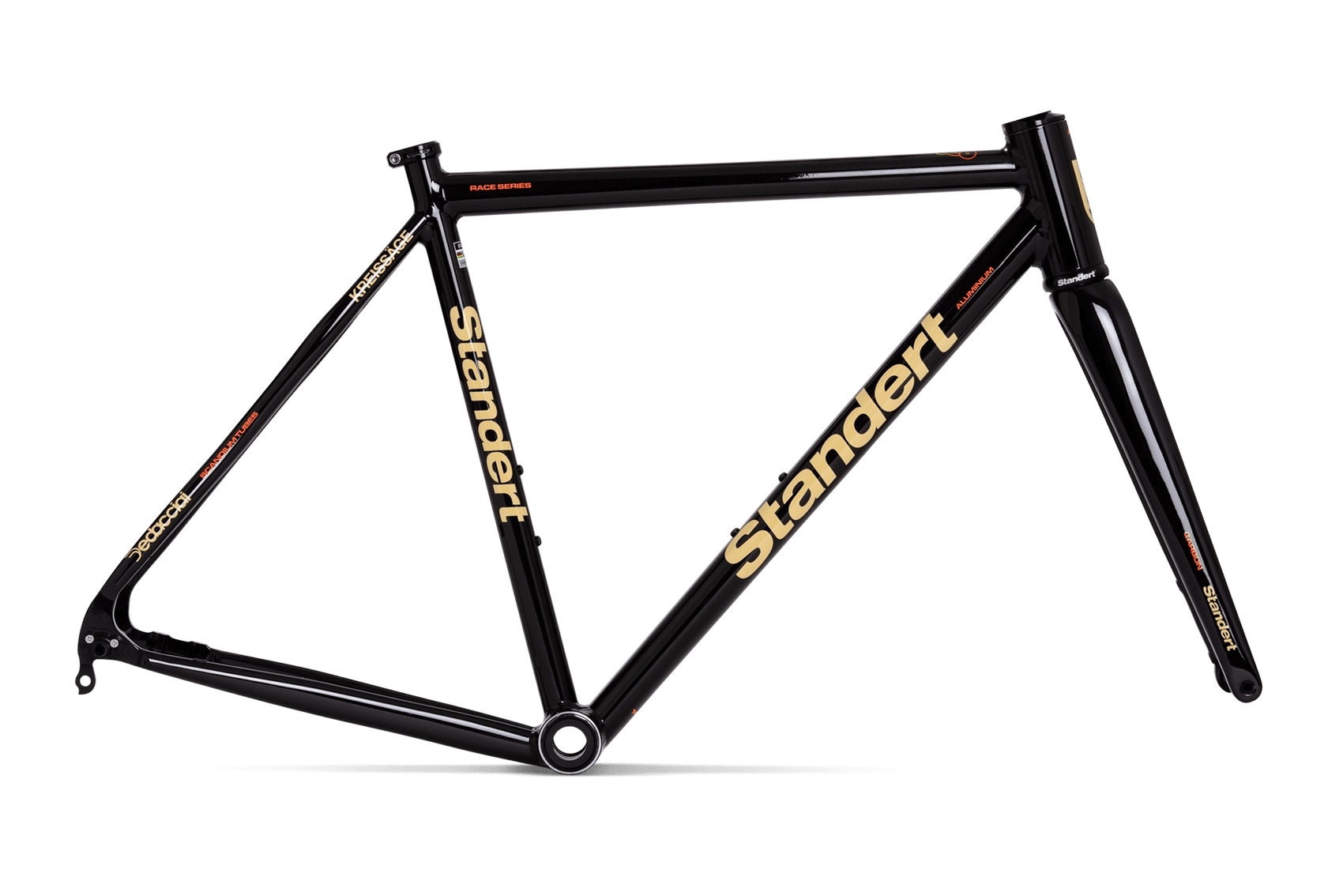 Aluminium road top bike frameset
