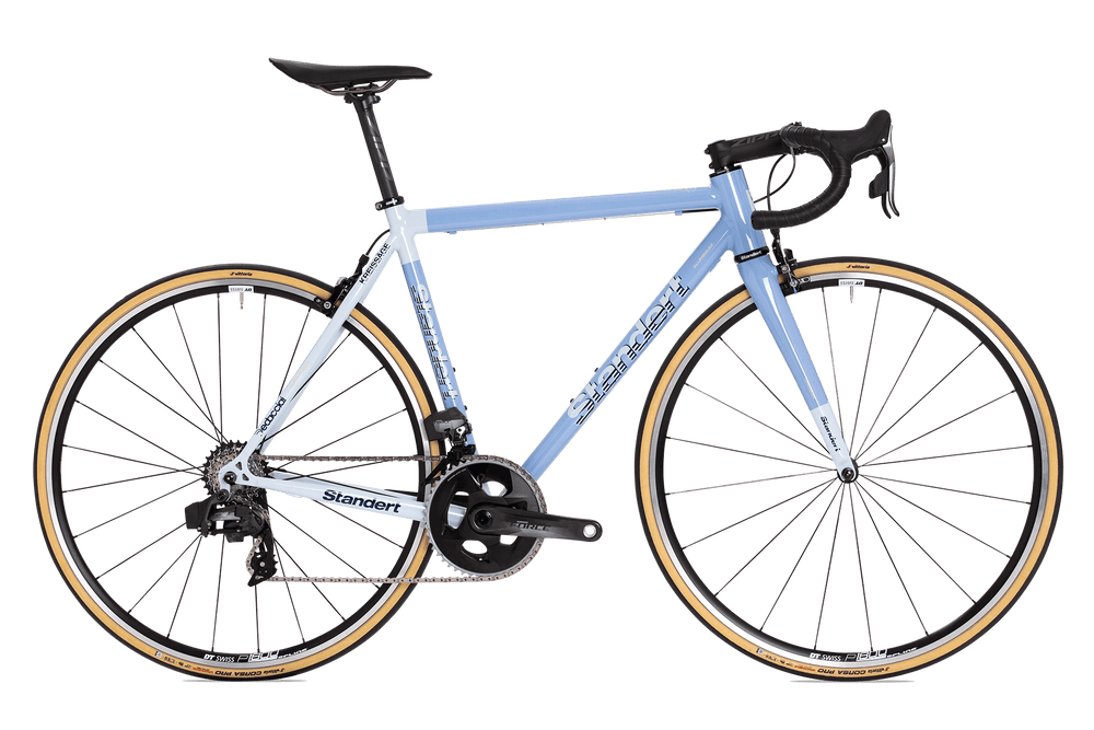 Blue racing bike deals