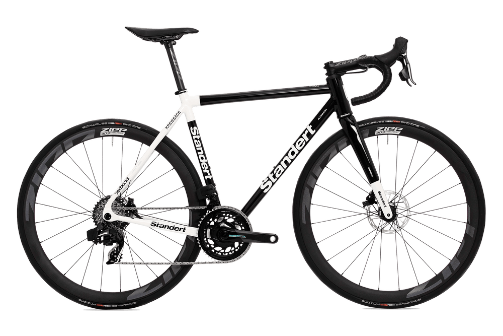 Standert Kreissage Yin Black Aluminium Disc Brake Road Bike