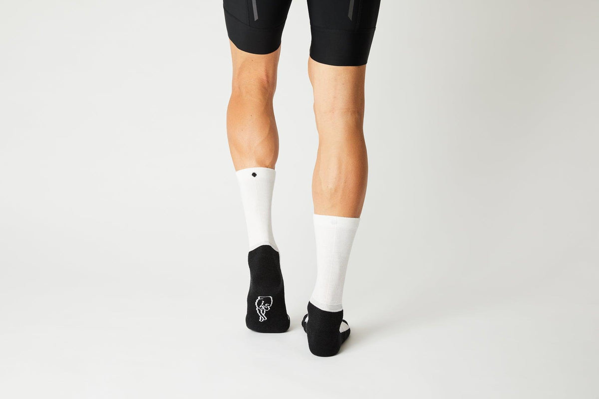 Fingerscrossed White Merino Socks