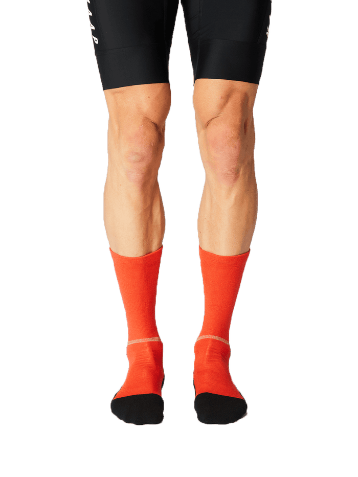 Fingerscrossed Orange Merino Socks
