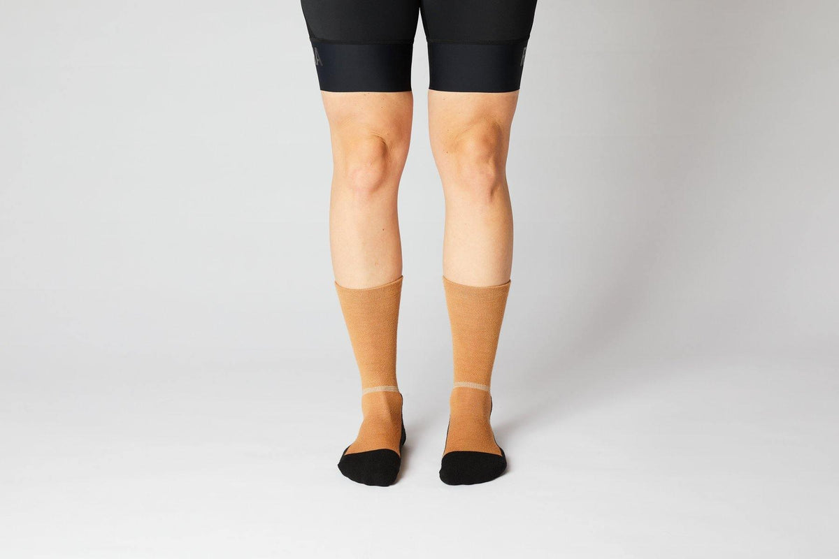 Fingerscrossed Camel Merino Socks