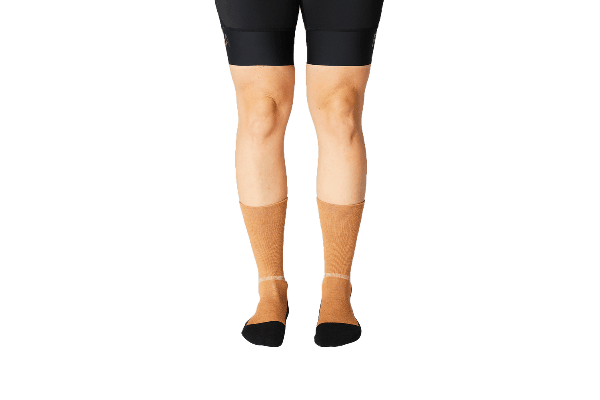 Fingerscrossed Camel Merino Socks