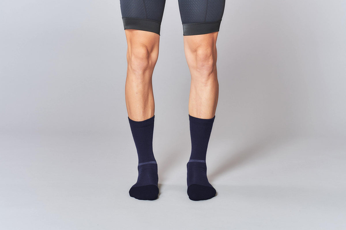 Fingerscrossed Navy Merino Socks
