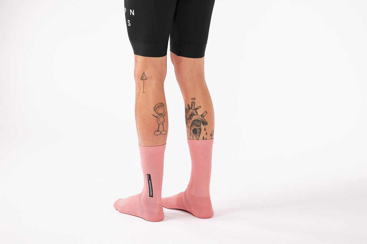 FINGERSCROSSED SOCKS | #Off Road Dusty Rose - Standert Bicycles