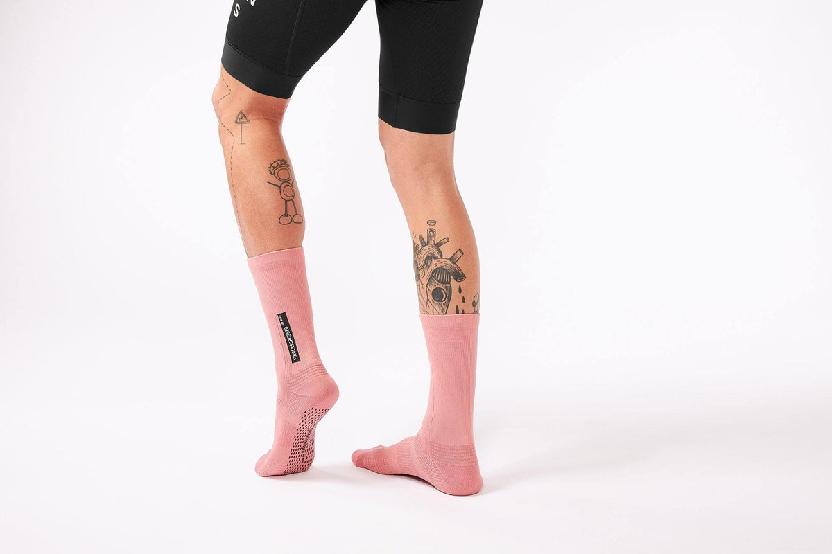 FINGERSCROSSED SOCKS | #Off Road Dusty Rose - Standert Bicycles