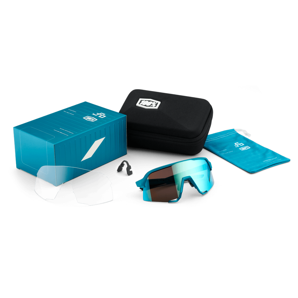 100% S3 Matte Translucent Brown Fade HiPER® Silver Mirror Lens - Standert Bicycles