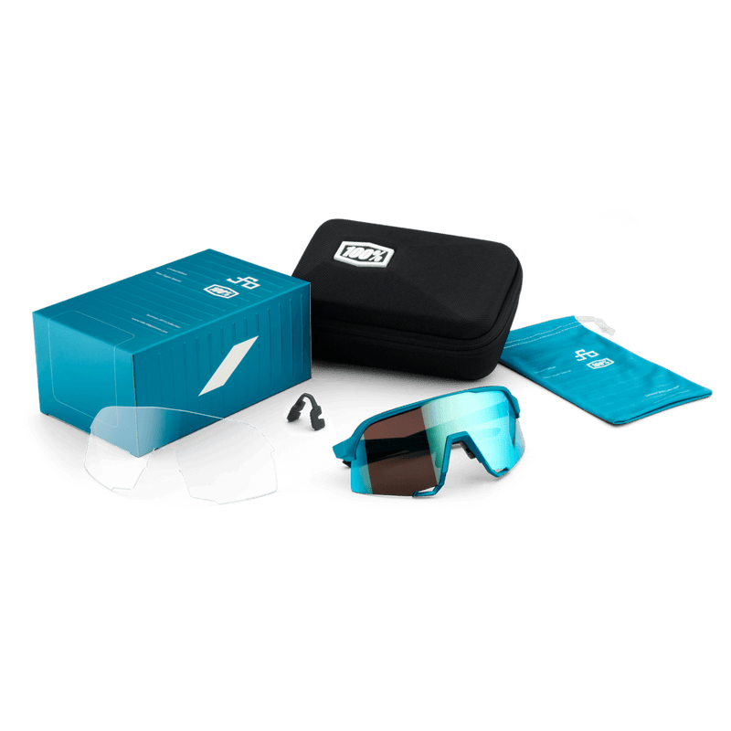 100% S3 Matte Translucent Brown Fade HiPER® Silver Mirror Lens - Standert Bicycles