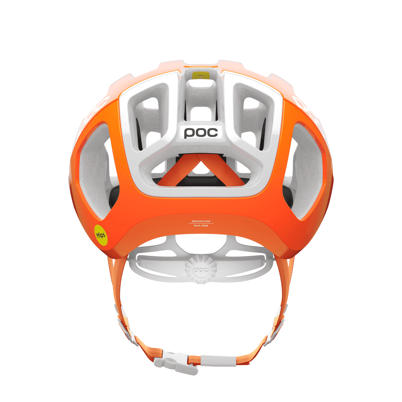 Poc orange top helmet