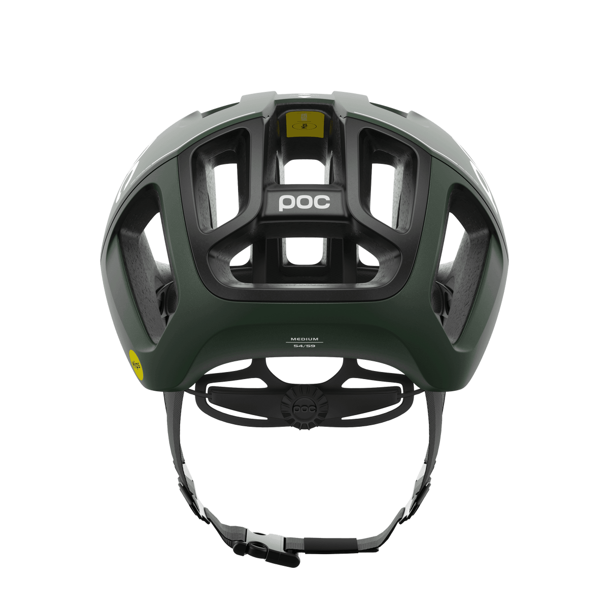 POC Ventral MIPS Epidote Green Metallic Matt - Standert Bicycles